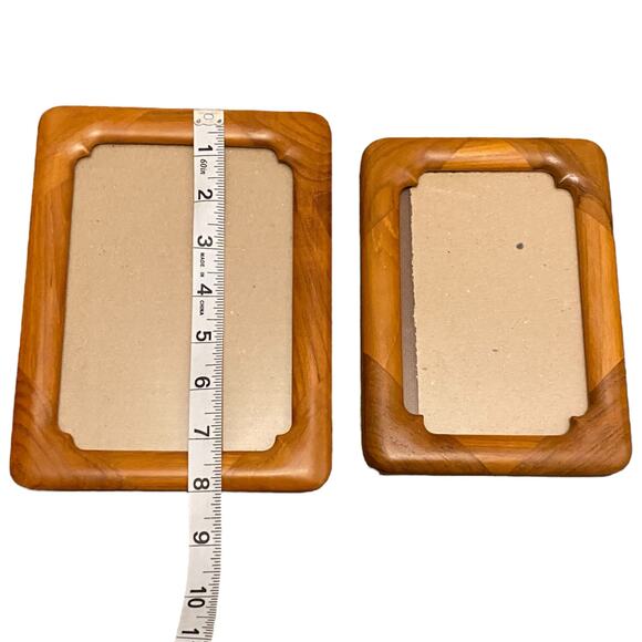 Vintage Fetco Fine Wood Handcrafted 5" x 7" Picture Frame Photo Made in Thailand - Picture 14 of 16